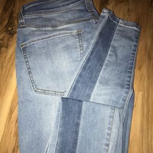 Two Tone Skinny Jeans